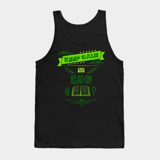 Keep Calm and Read On Vintage RC04 Tank Top